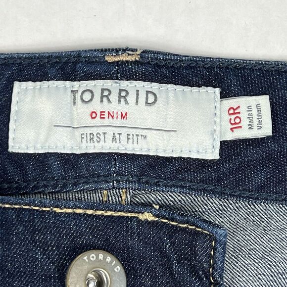 Torrid Classic Straight High Rise Stretch Jeans Women’s 16 R - Picture 7 of 11
